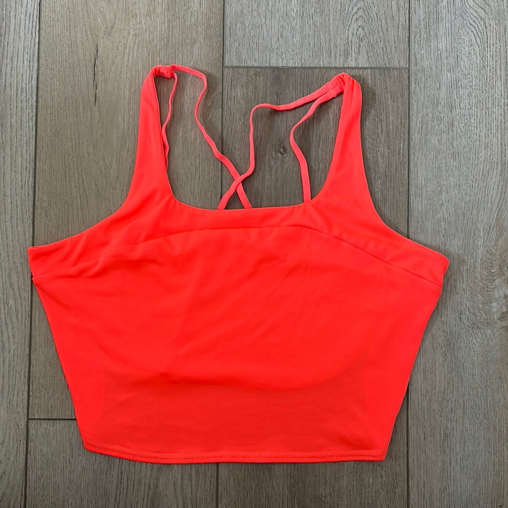 Gymshark Vibrant Coral Crop Tank